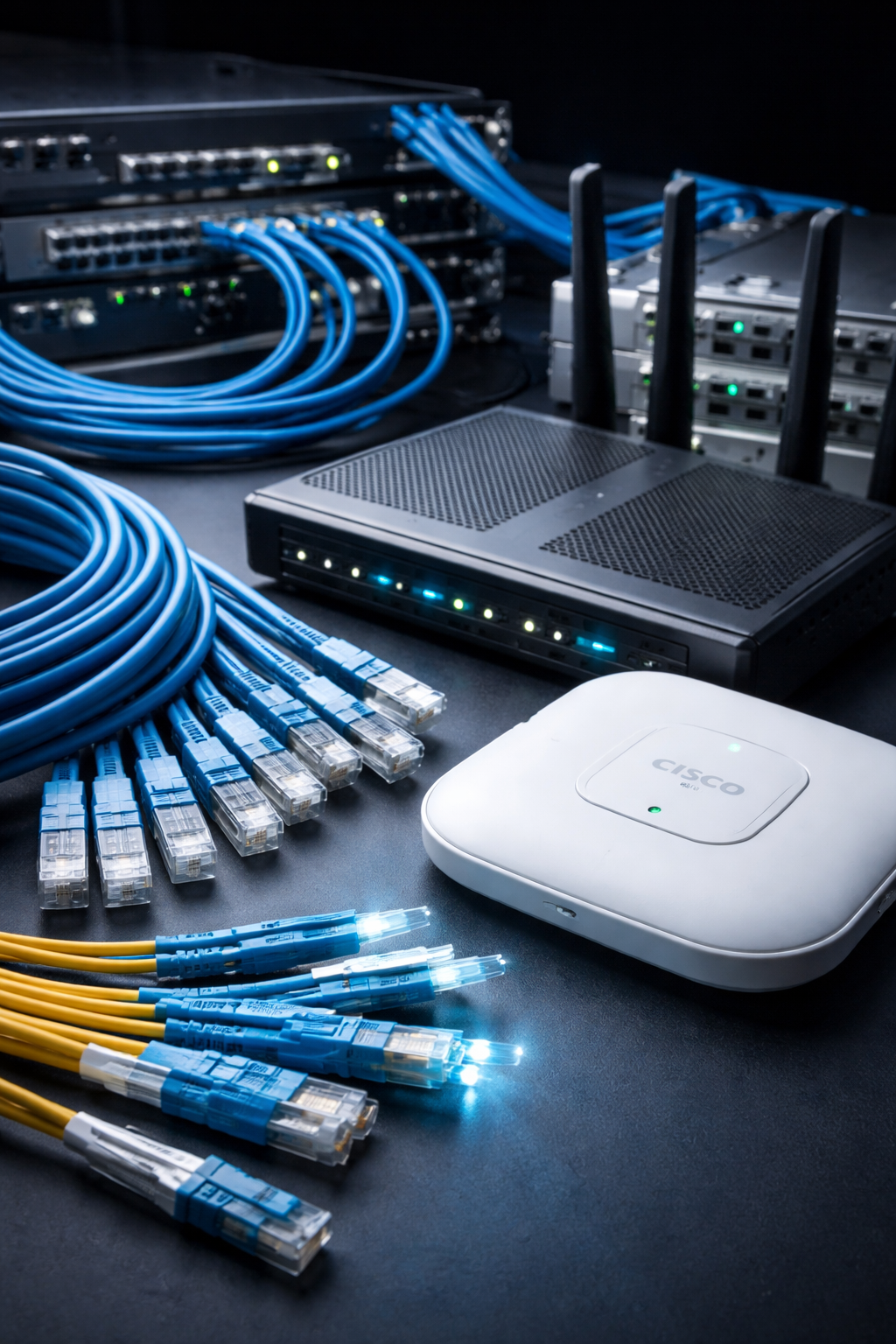 Antena de telecomunicaciones en torre